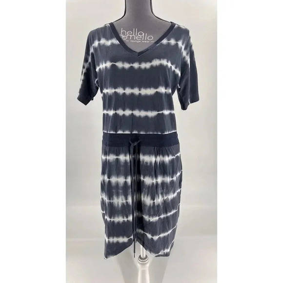 Sundance Catalog Elara Tie Dye Dress In Blue Size Petite SMALL Relaxed Fit EUC - Picture 1 of 12